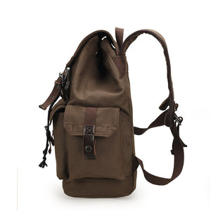 Vintage canvas backpack