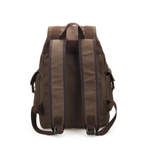 Vintage canvas backpack