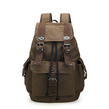 Load image into Gallery viewer, Vintage canvas backpack