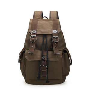 Vintage canvas backpack